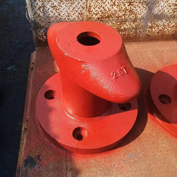 Customizes Mooring Bollard Steel Boat Accessories Double Cross Bollard