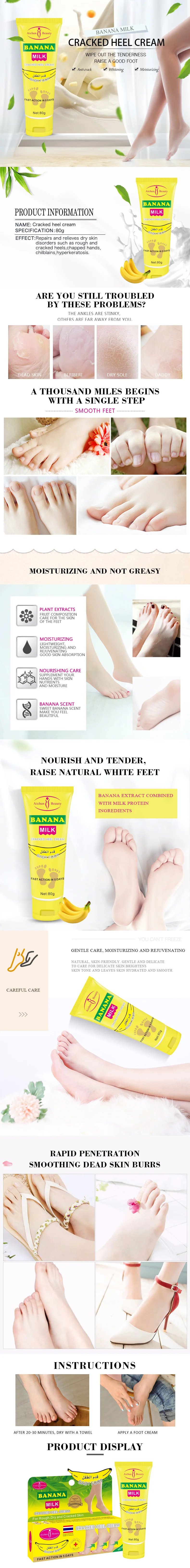 Banana Heel Cream 40g (For Dry Cracked Heels & Other Rough Areas) By  PreciousSkin | Shopee Malaysia