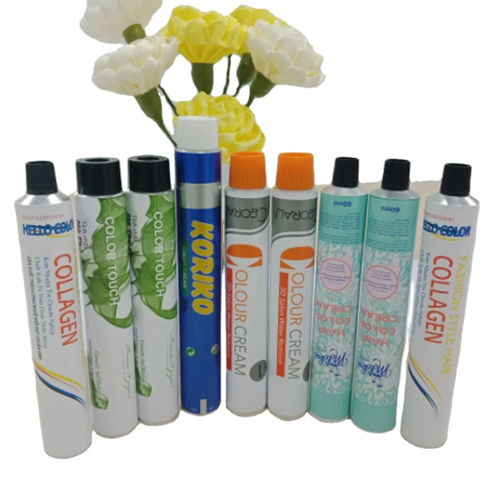High Quality Empty Collapsible Aluminum Tubes Cosmetic Packaging Tube