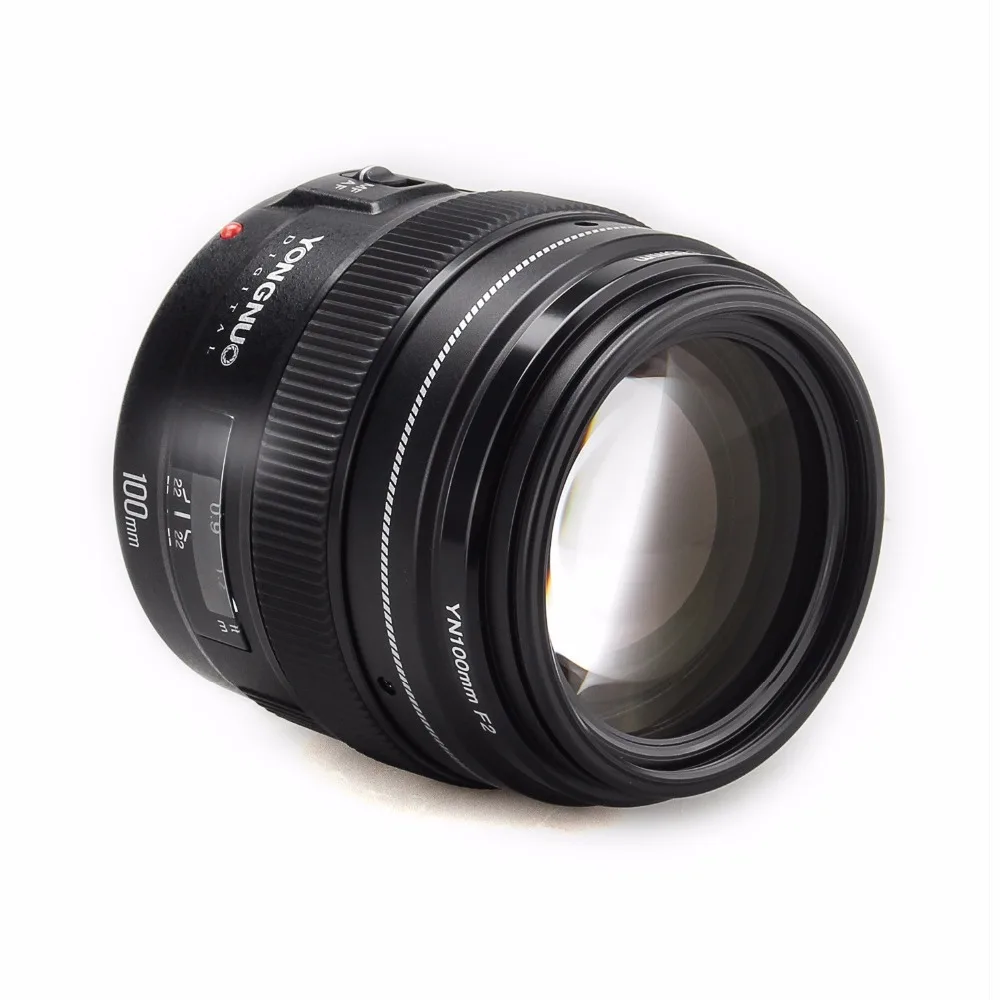 ヨンヌオ YN100mm F2 大口径 AF/MF フォーカス 中望遠単焦点レンズ