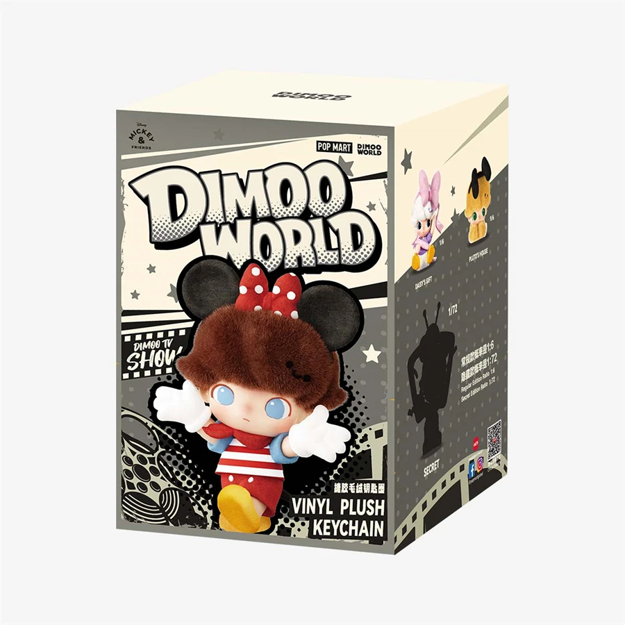 Popmart Dimoo World DISSNNEYYY Series Vinyl Plush Toys