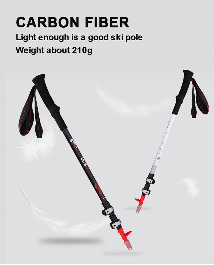 Custom Wholesale Lightweight Combination Carbon Fiber Trekking Heated Ski Pole Grips Buy