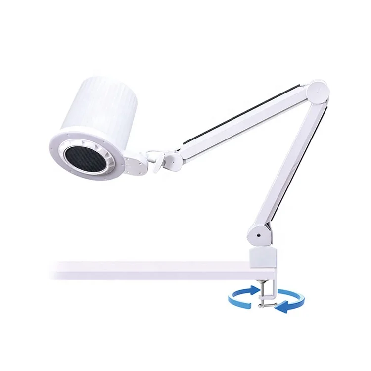 2028 SS Reusable Filter Powder Extractor Manicure Pedicure Hood Vacuum Cleaner Overhead Nail Dust Collector for Salon Podiatry factory