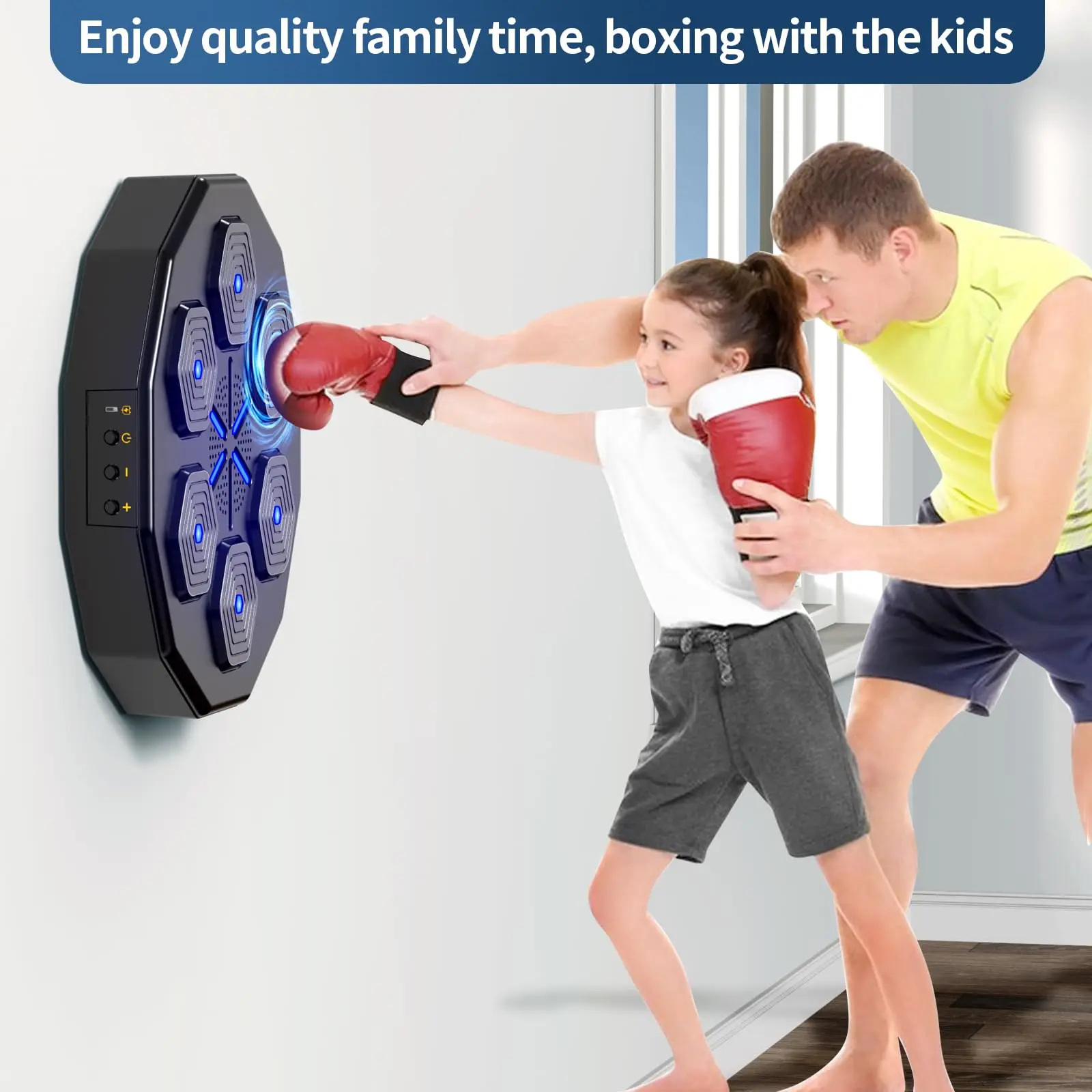 Factory Wholesale App Smart Music Boxing Machine Training Wall Mount Boxing Arcade Machine With Home Focus Game Pads manufacture