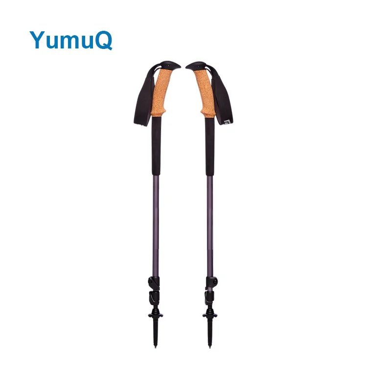 Yumuq 140cm Durable Aluminum 7075 Telescopic Trekking Pole With Quick