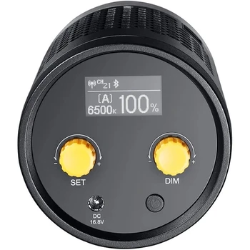 Godox ML60Bi LED Video Light 60W ML60 Bi-Color 2800K-6500K Bowens Mount Portable Outdoor LED Light Built in FX Effects detail image