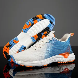 New Fashion High Quality Running Shoes Mesh Breathing Long Jump Marathon and Racing Sports Men Sneakers