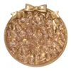 Transparent glass beads - champagne color