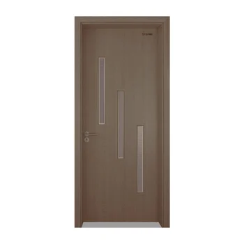 Factory Price Wooden Wpc Doors Weather Resistant Material