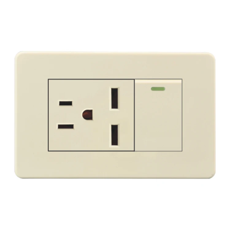 VNX Factory Customized Procurement Wholesale US Standard 1 2 3 Gang Physical 10A Push Button Smart Wall Switch