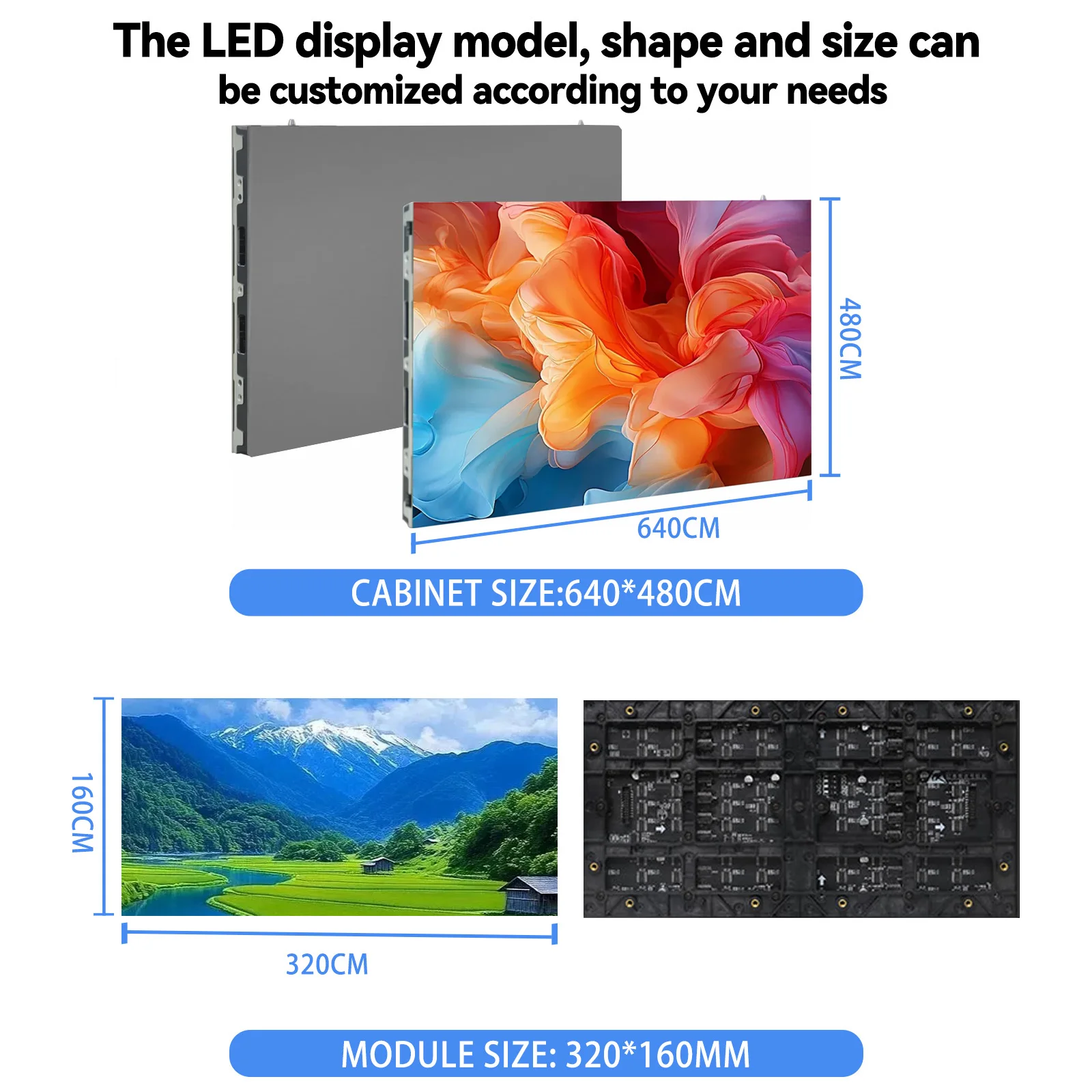 P0.62 P0.78 P0.93 COB LED Display Indoor High Resolution LED Screen with 170° Viewing Angle