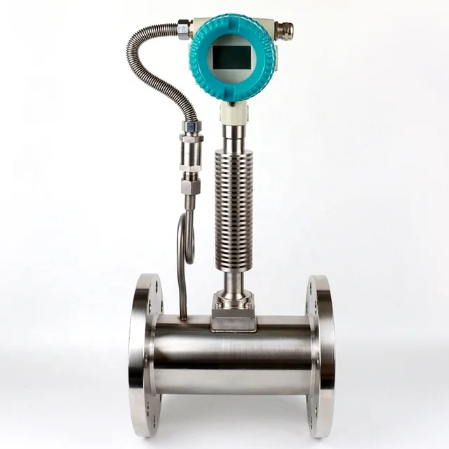 4-20mA RS485 Vortex boiler steam flow meter high pressure Steam co2 gas digital Steam liquid nitrogen flow meter