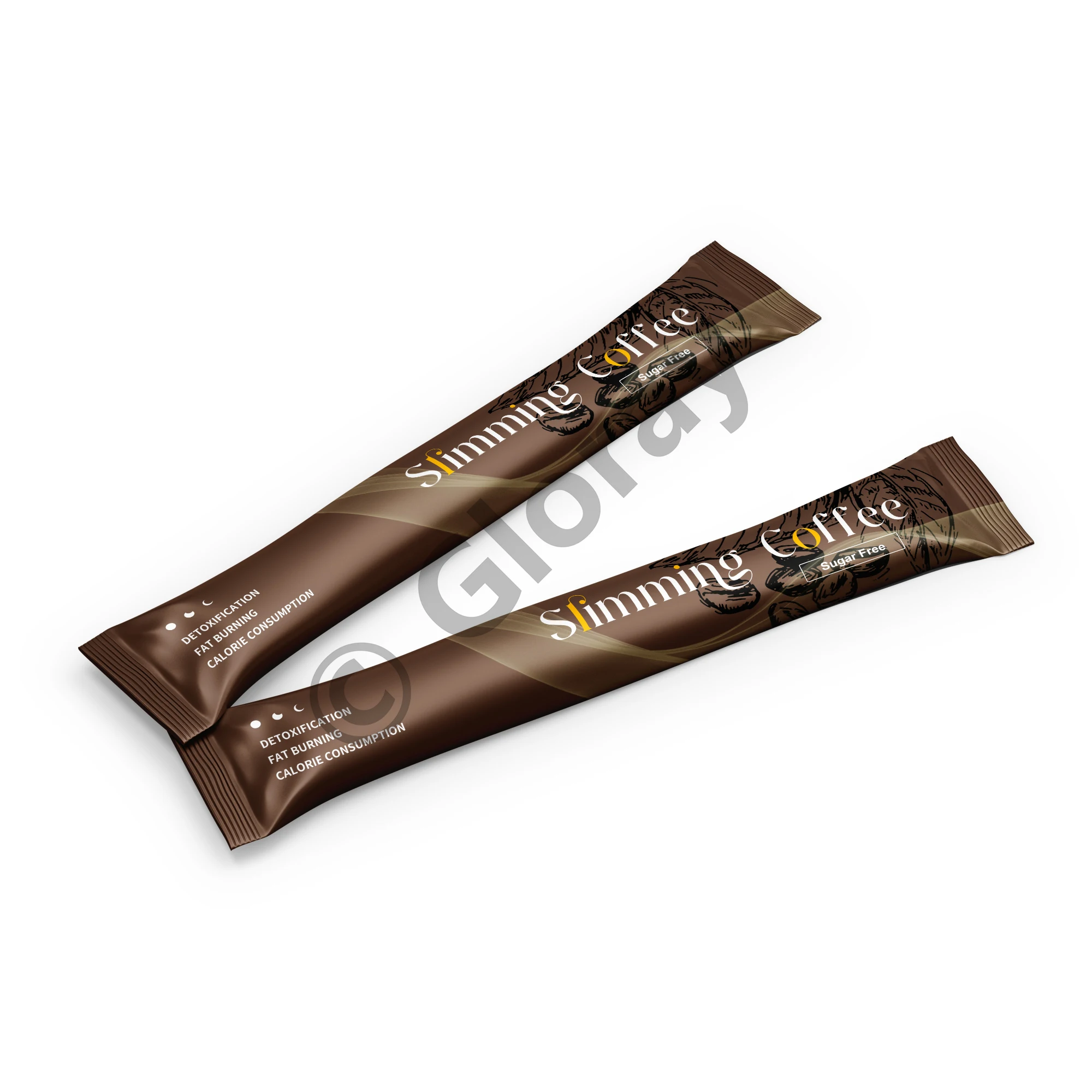 Slimming Coffee Sachet Easy-to-Carry Weight Loss Coffee for Metabolism Boost Fat Burning and Appetite Control Single Serve Stick
