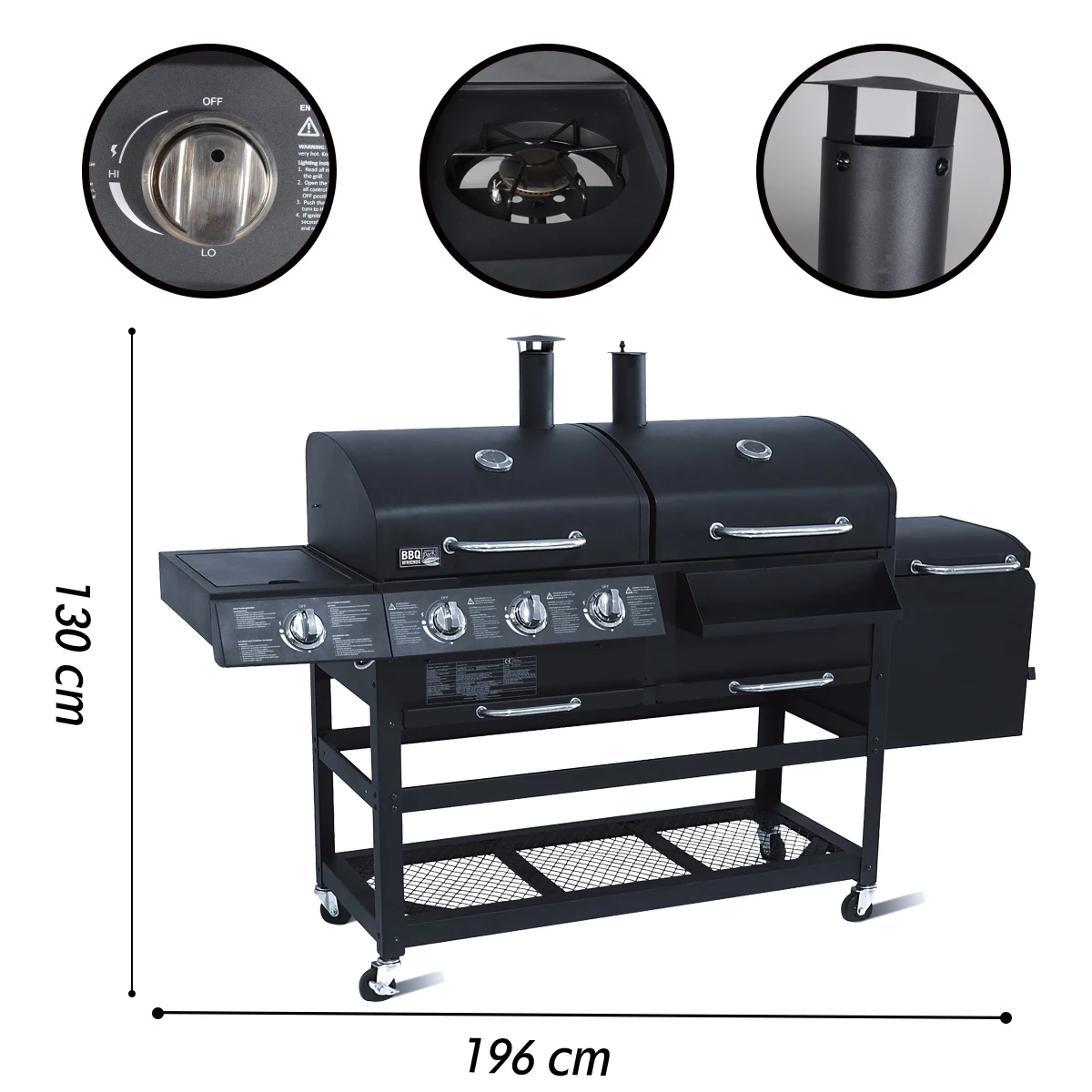 Bbq Grill Charcoal Pig Roaster Barbecue Grill Machine Heavy Duty