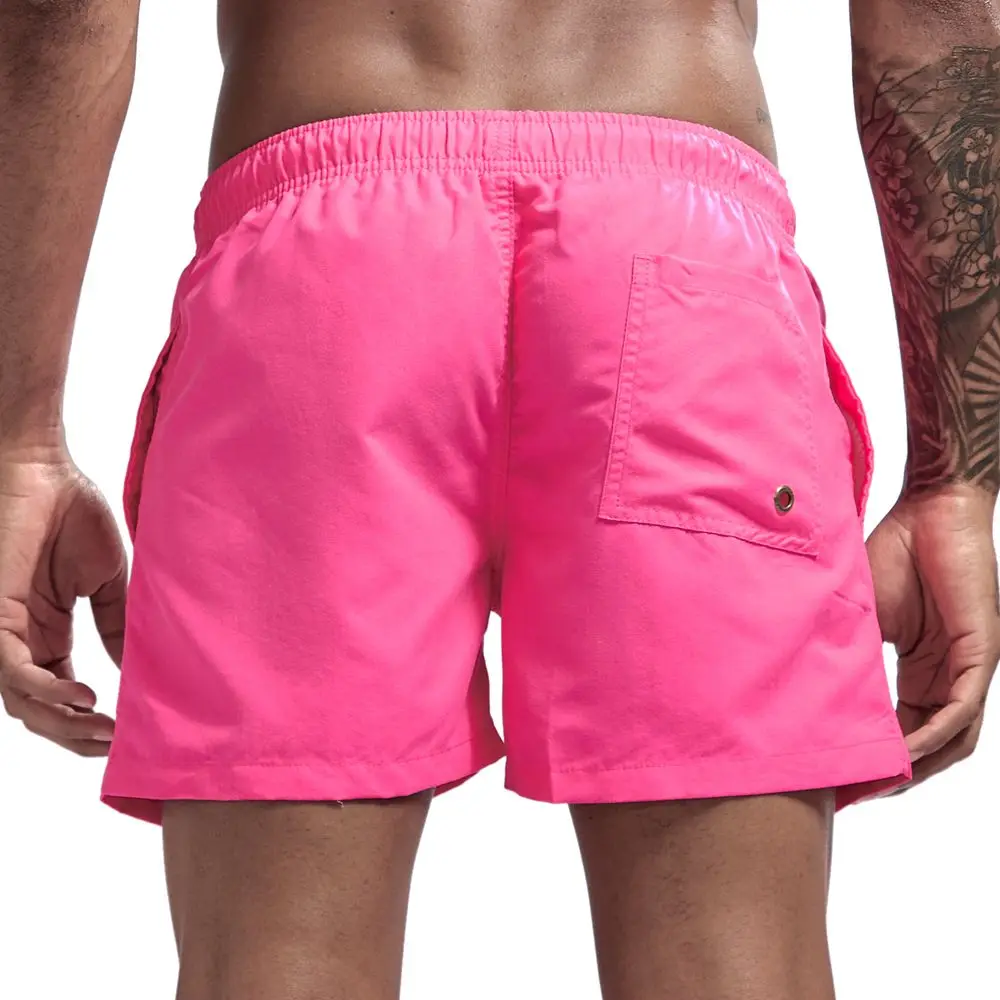 JOCKMAIL high quality sexy men's short sports casual solid color shorts swimming beach surfing gym shorts for men268_voghion.com