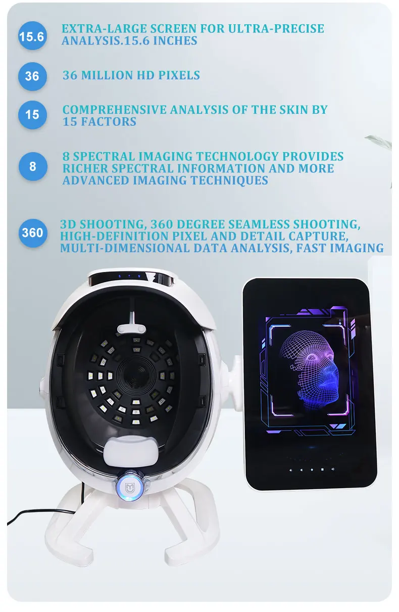 AI Smart 3D Facial Skin Analysis Machine - 28M Pixels Hd1404e519f7d4ad58d077ae633d9c2fb3