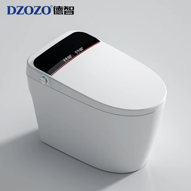 White Color No tank Floor Mounted Watermark Wc Inodoro Inteligente Slow Down Closet Smart Toilet