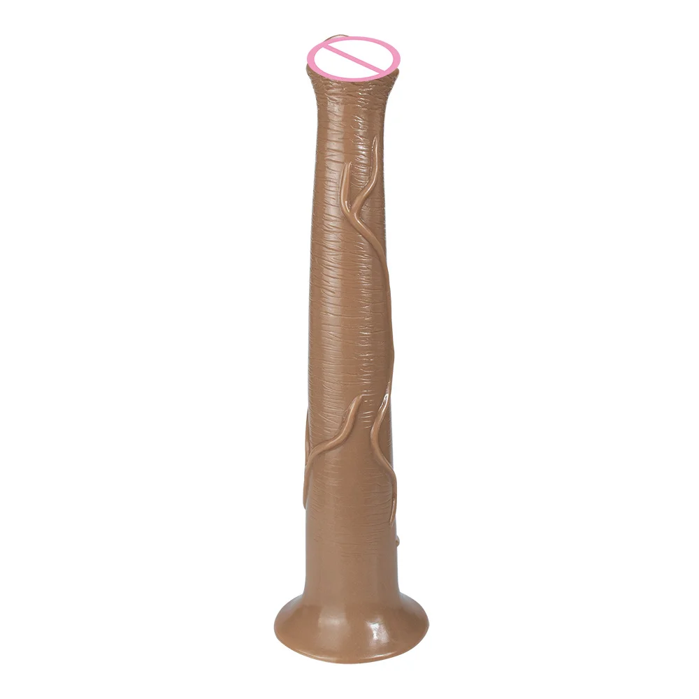 FAAK Sex Shop 40CM Super Long Huge Realistic Horse Realistic Dildos for Women With Suction Cup Animal Dildo Female Masturbation