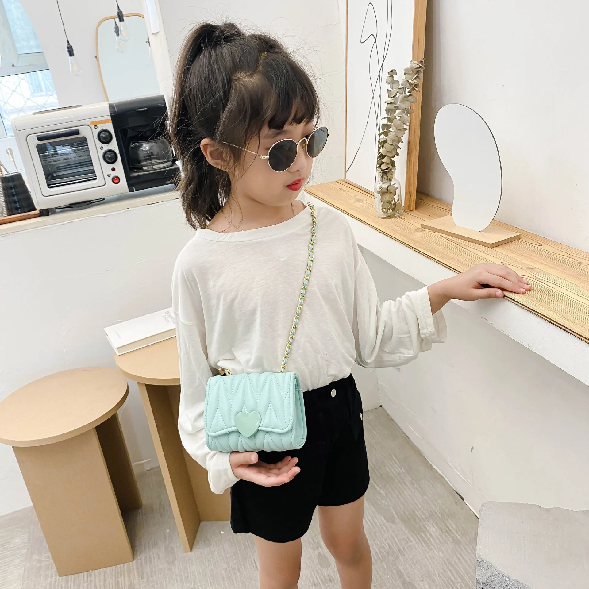 Korean Style Winter Baby Girls Fashion Lamb Crossbody Bag Toddler Stylish  Purse Kids Purses And Handbags Little Girls Coin Purse