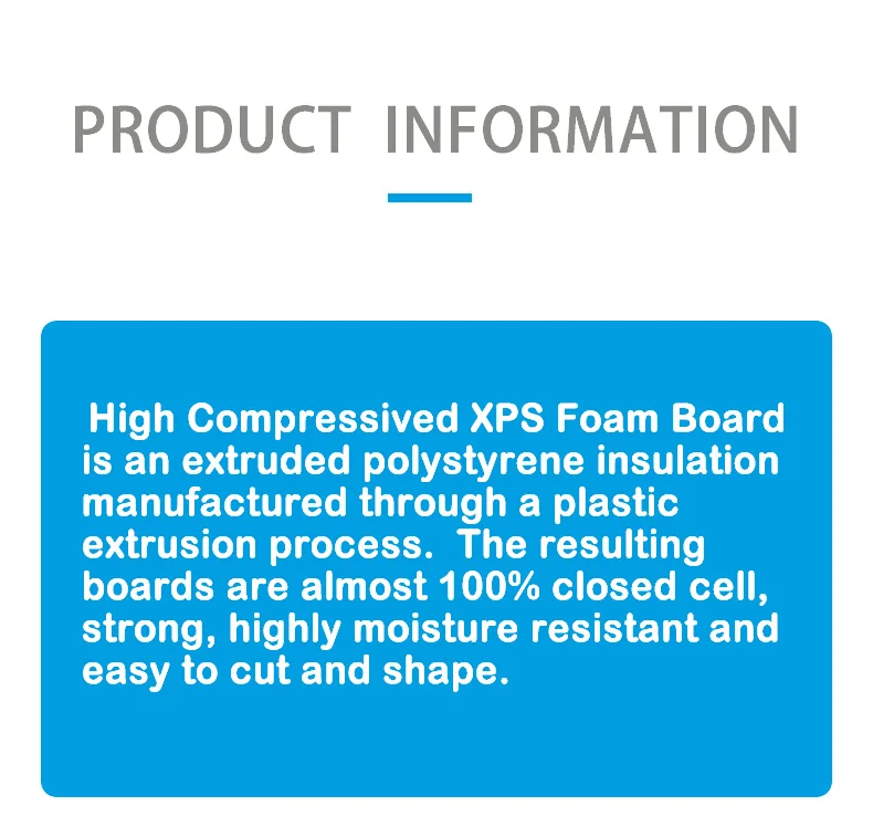 Xps Foam Board Thermal Insulation Made From Styrofoam Durable And Effective Heat Protection
