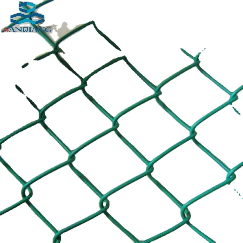 Galvanized Iron Wire Chain Link Fence Netting for School Stadium or Gym for Football Use
