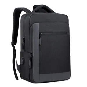 Handheld Portable Computer Backpack Rechargeable Waterproof Fashionable Backpack Business Casual Large Capacity Men's Backpack
