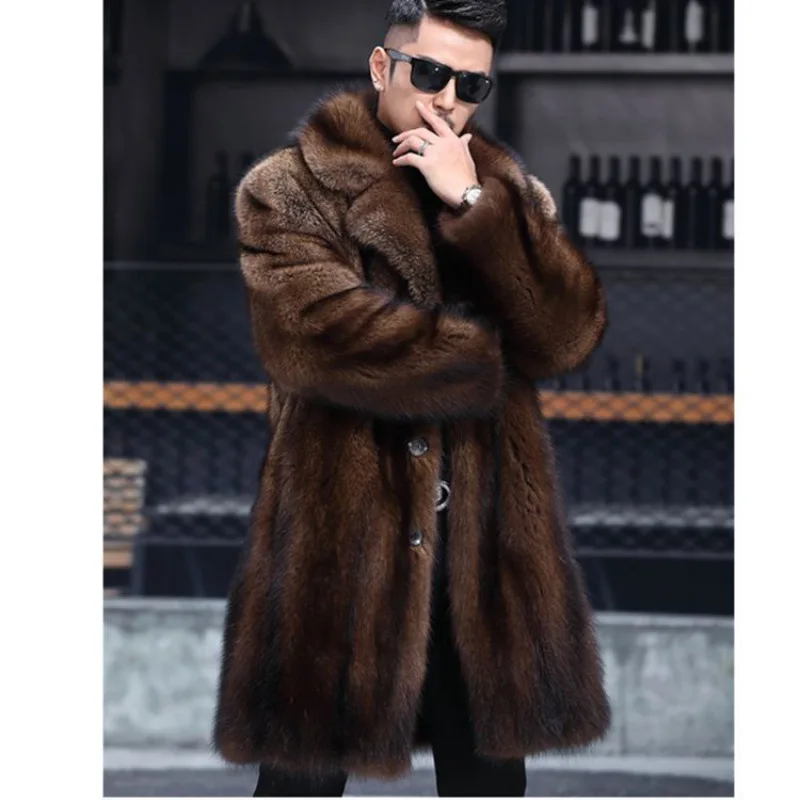Coats For Men In Autumn And Winter New Thickened Mid-length Plus-size ...