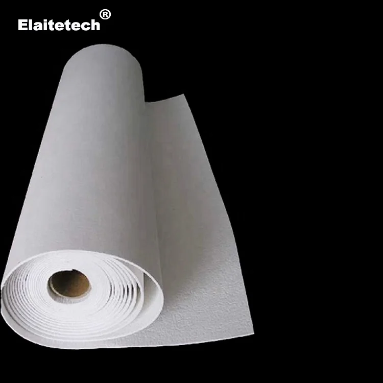 Ceramic Fiber Heat Insulation Blanket Paper Thickness 1mm~10mm 