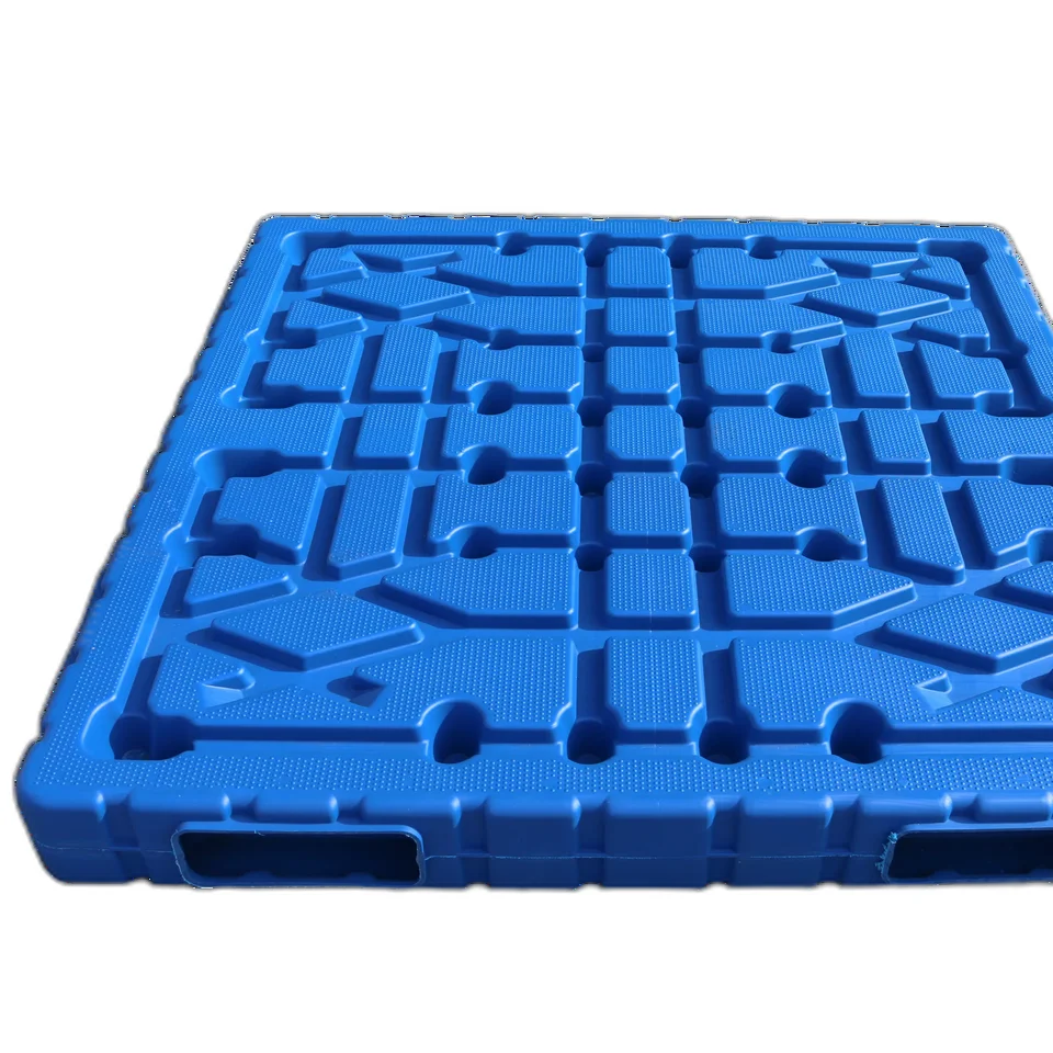 NEXARA Warehouse Storage 1414 1400*1400*150mm One-piece Blow Molding Heavy Duty Euro Plastic Pallet for Forklift