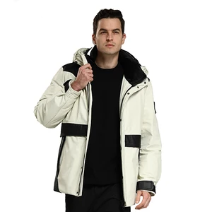 Customized Embroidery on Men's Cowhide pilot Jacket