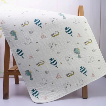 Lokeystar 50x 70cm Cartoon Diaper Changing Table Cover Waterproof Bed Sheet Infant Change Mat Cover