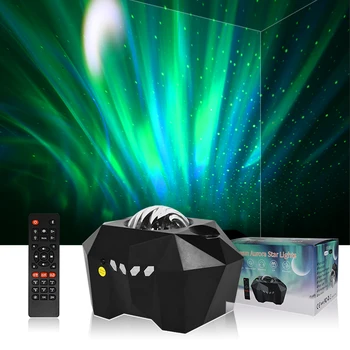 Star Projector 3 in 1 Galaxy Night Light Projector Wireless Music Speaker Aurora/Moon/Starry for Kids Baby Teen Adults