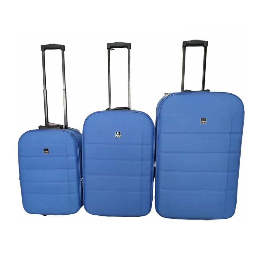 Wholesale Trolley Travel Bag Soft Luggage Set 3 Piece For Family Travel
