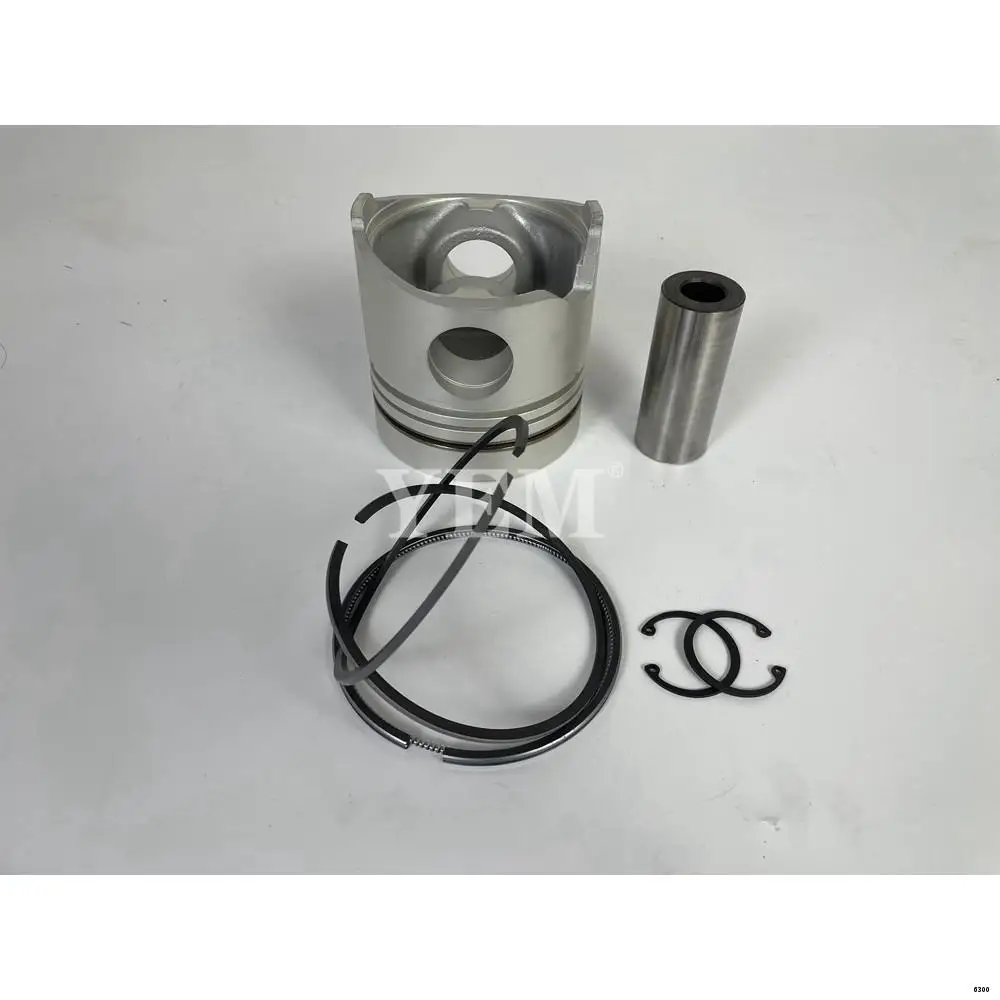 Cylinder Pistons And Piston Rings Set Fit for Mitsubishi 6D15
