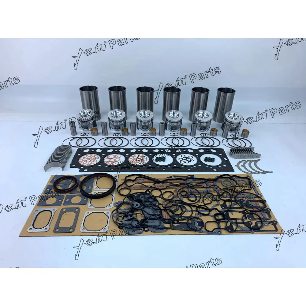Overhaul Kit With Engine Bearings Cylinder Piston Rings Full Gasket Kit For Volvo D6E Machinery Diesel Engine
