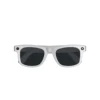 White frame with sunglasses