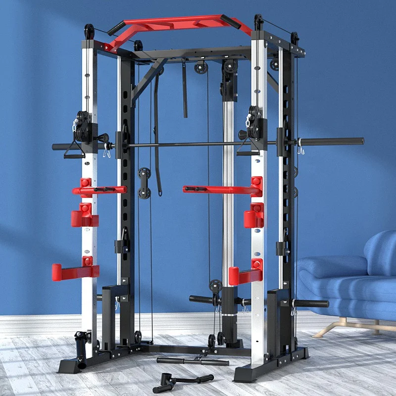 Mutli Function Station Squat Rack Power Tower Multifunctional Gym Wholesale Functional Trainer Smith Machine for Sale