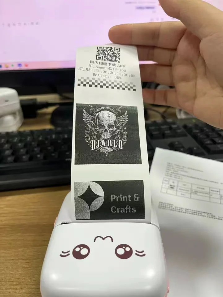 Snbo Tik Tok Hot Portable Thermal Printer Mini Print Paper Photo Pocket