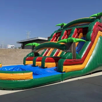 Custom Large Inflatable Big water Slide For kids adults Super Fun Commercial bigger Slide for sale