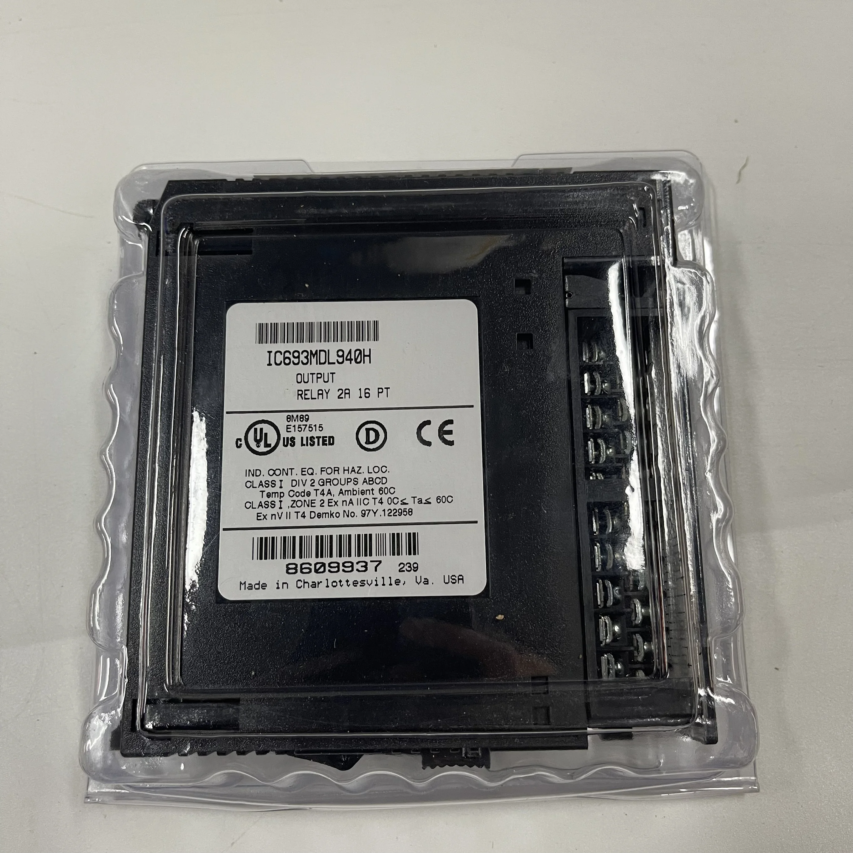 GE Fanuc PLC Digital Output Module IC693MDL940H