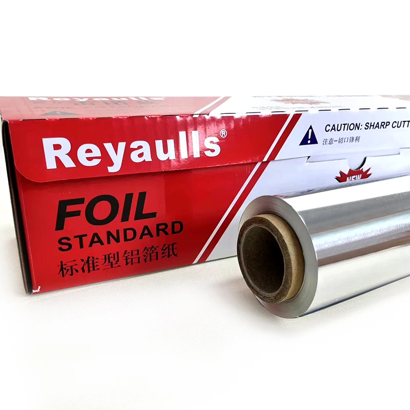 Commercial 150m 8011 Food Grade Aluminum Foil Roll Food Packaging Foil