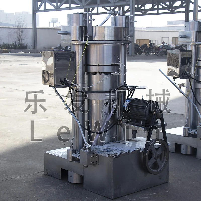 Automatic Cold Coconut Oil Press Machine Sunflower Oil Presser for Palm Soybean Almond Sesame Oils