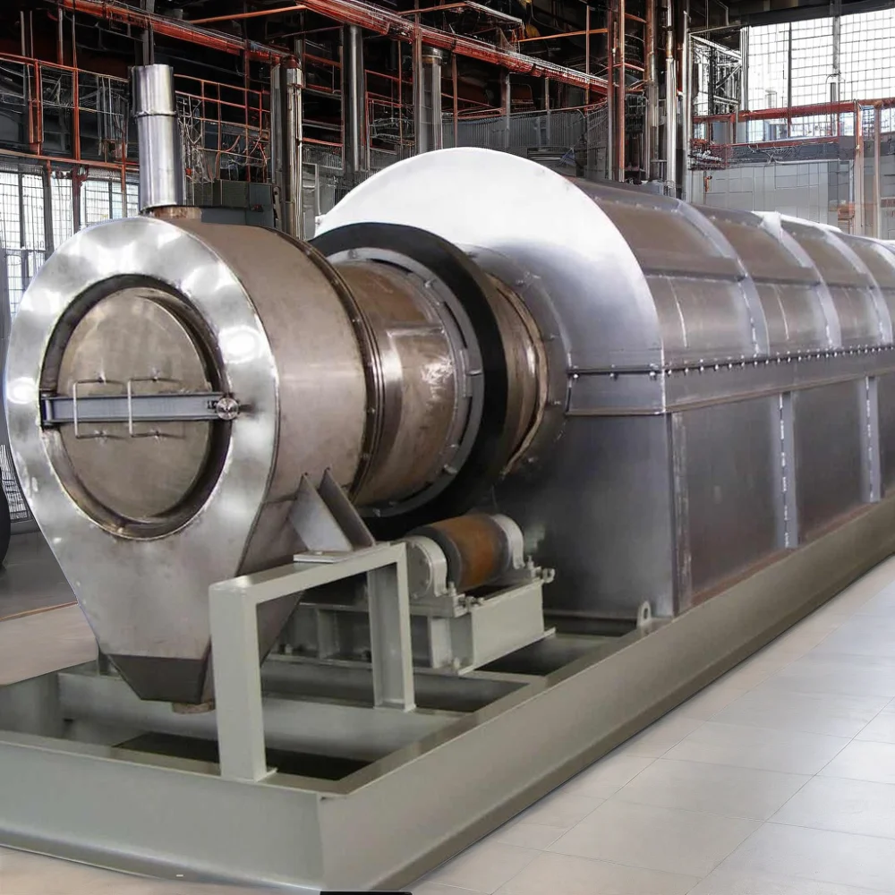 High-temperature Gas Heating Rotary Kiln Dryer Furnace With Energy ...