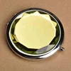 Yellow pocket vanity mirror