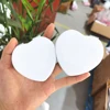 white heart mirror