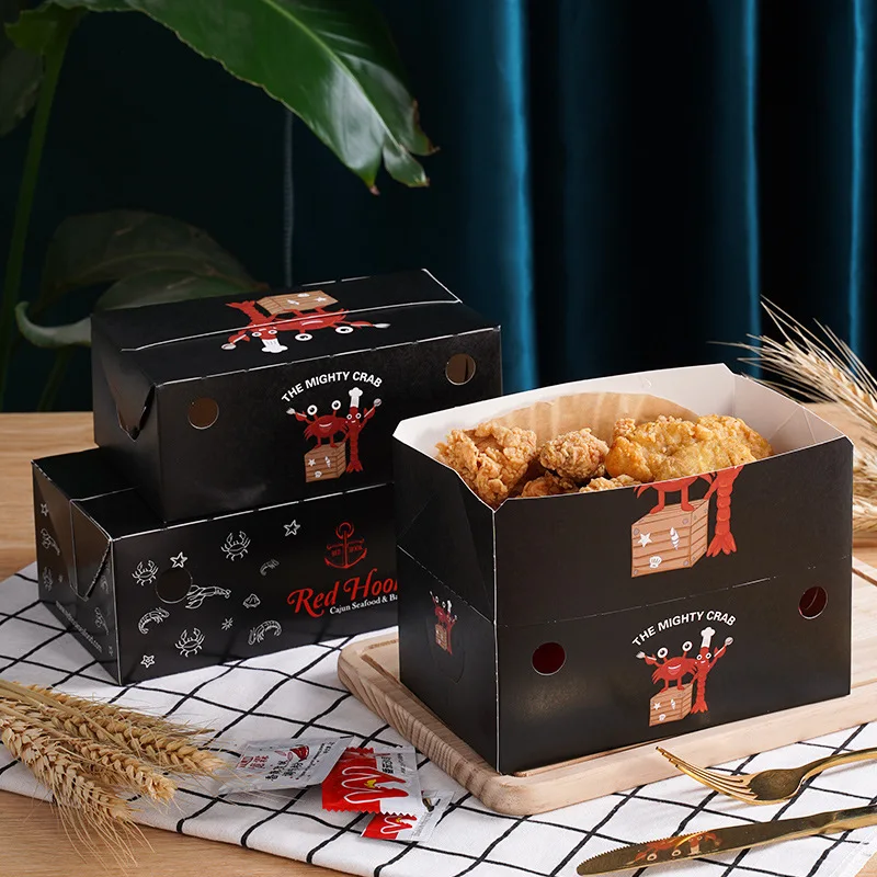 Fried Chicken Box Kfc Custom Packaging French Fried Chicken Box Fried Chicken Packaging Box Wholesale
