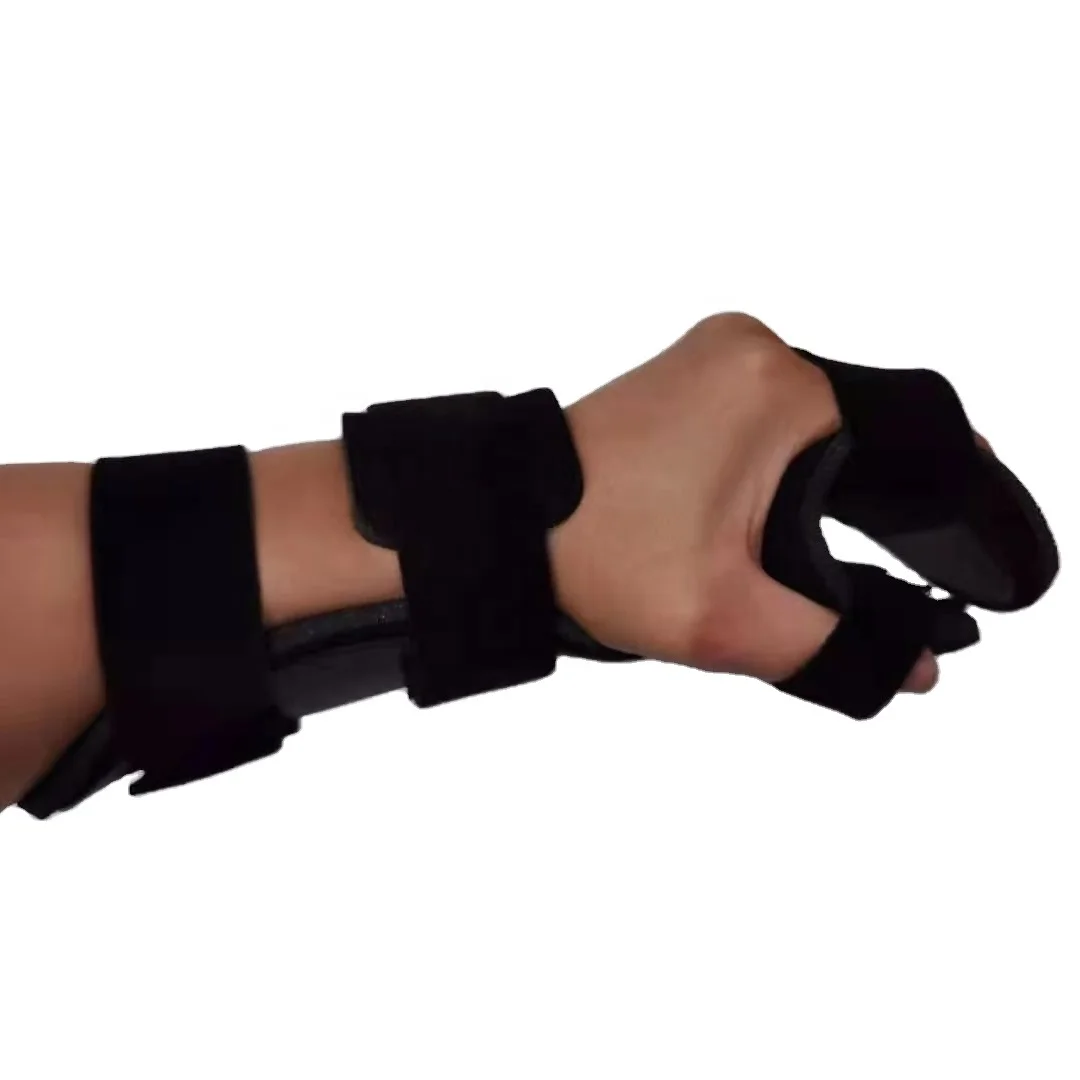 Scurnhau Stroke Resting Hand Splint, Finger Separation Carpal Tunnel Wrist Brace Night Support, Hand Immobilizer for Muscle Atro