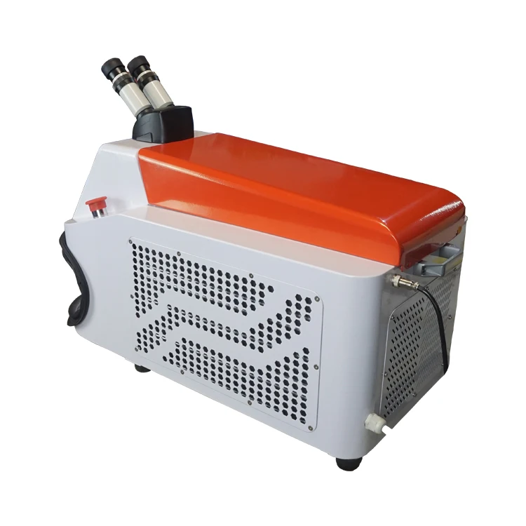 Compact Size Table Top Jewelry Welder for Gold Silver Steel Brass 150w Yag Laser Welding  Lcd Screen Microscope
