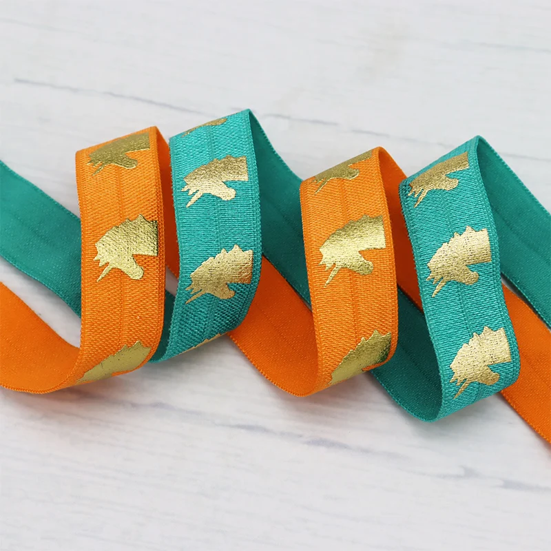 Эластичные единороги на радужной ленте 5/8