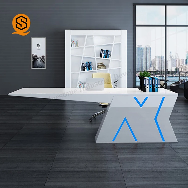 Luxury Design Office Furniture Desk boss Table Manager Acrylic Table